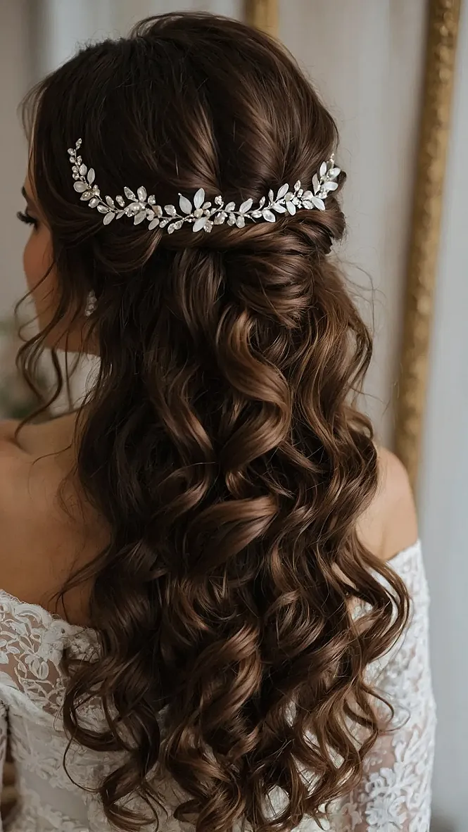 Effortless Bridal Curls