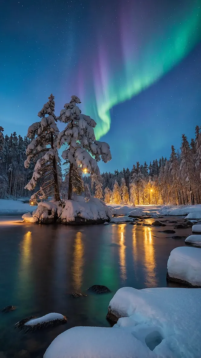Sky Dance Over Scandinavia