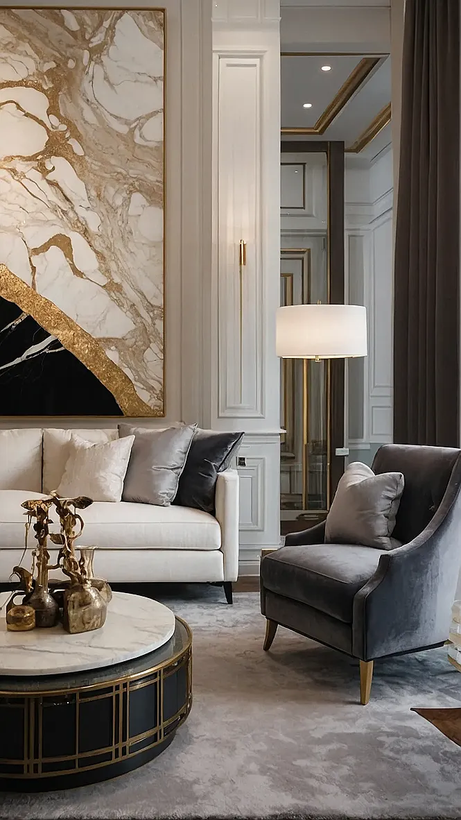 Living Room Goals:  Where Comfort Meets Class