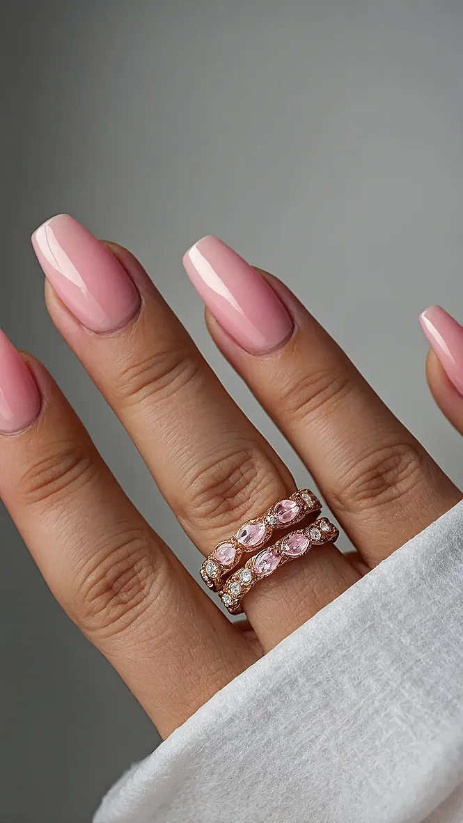 Tidal Pink Nails