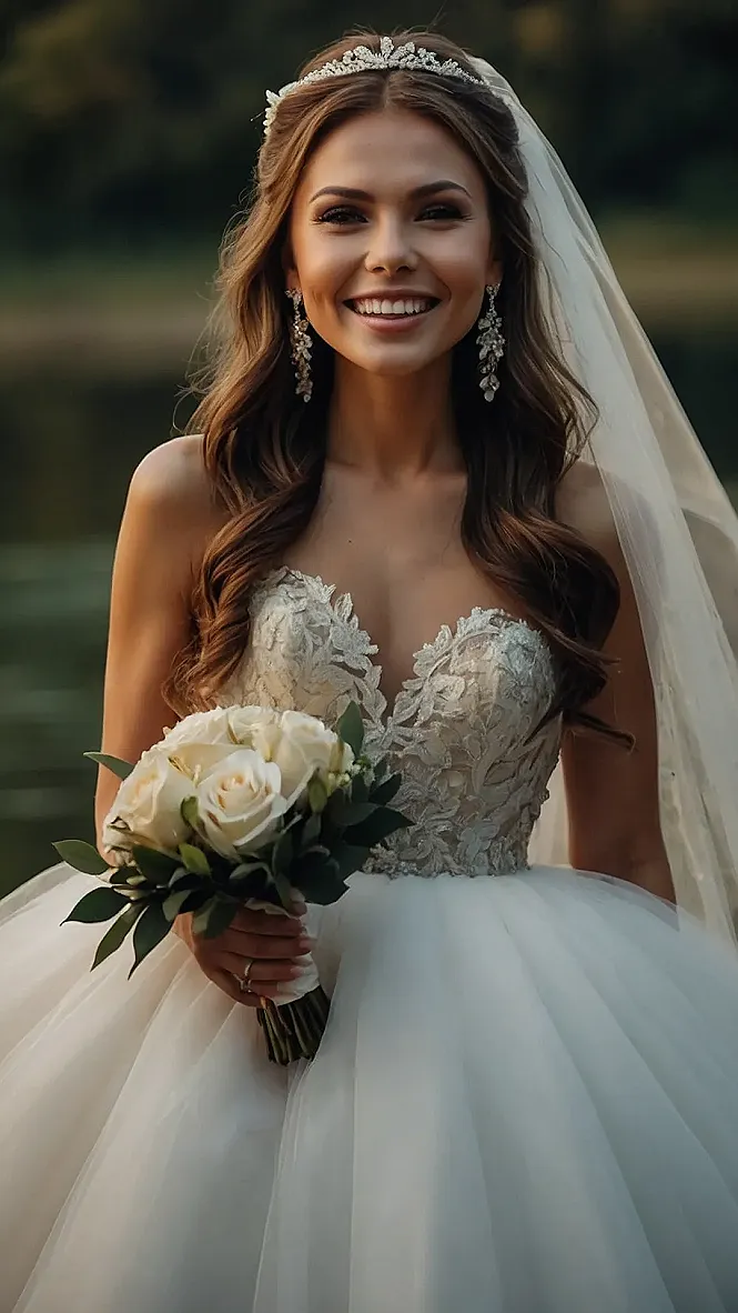 Glamorous Half-Up Styles