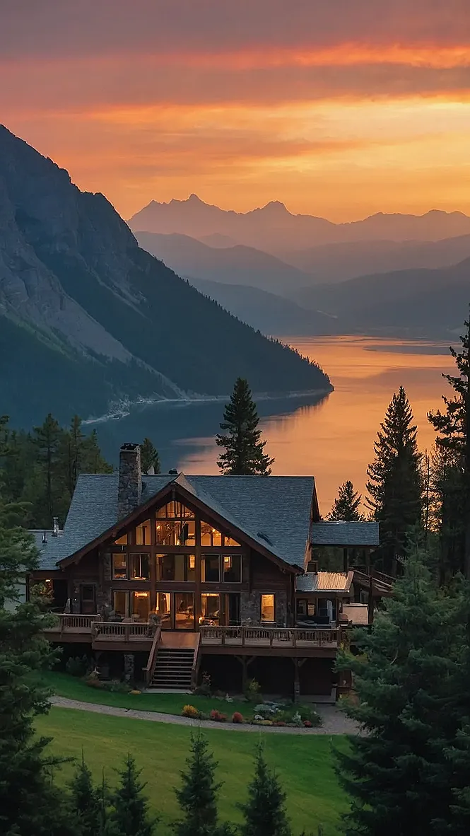 Boulder and Timber Mountain Houses Embracing Aesthetic Beauty