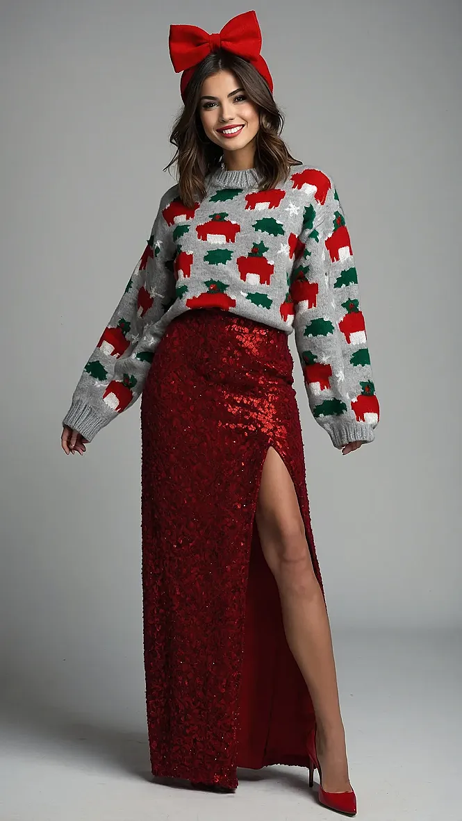 Sleek Sweaters, Merry Looks