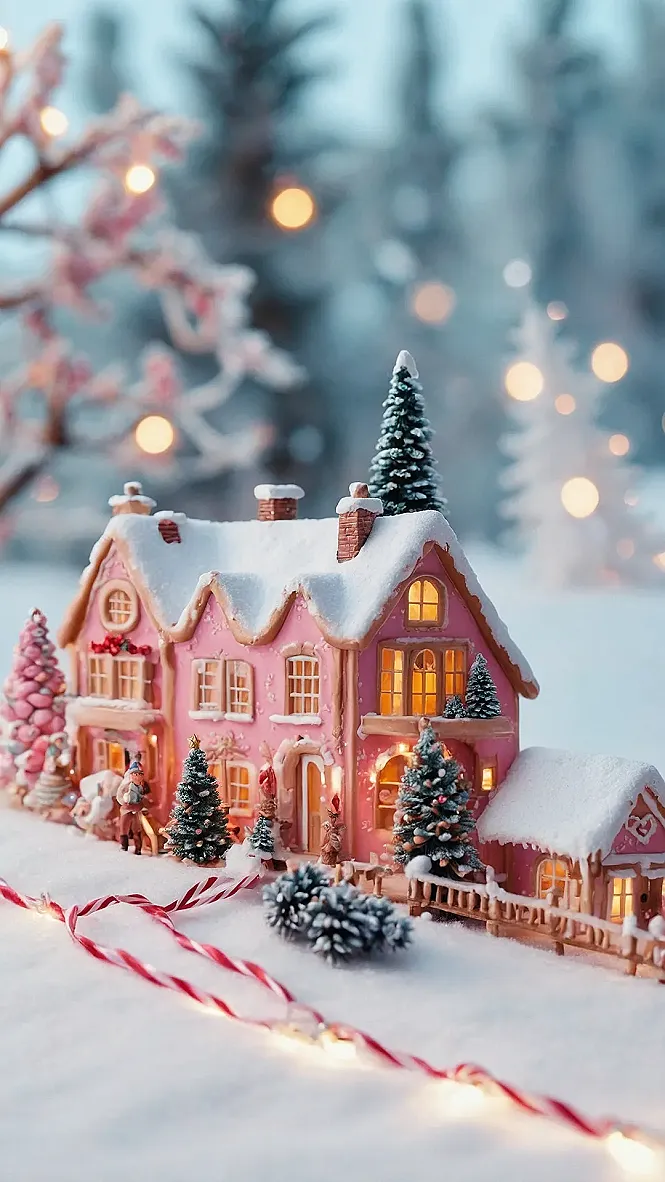 Shimmering Pink Yuletide