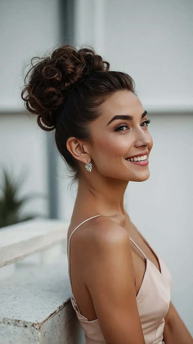 Braided Bun Elevation