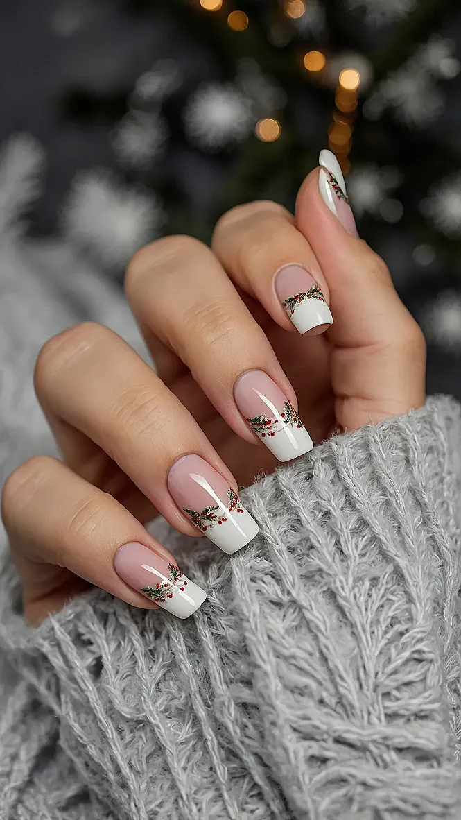 Gleaming Holiday Nails