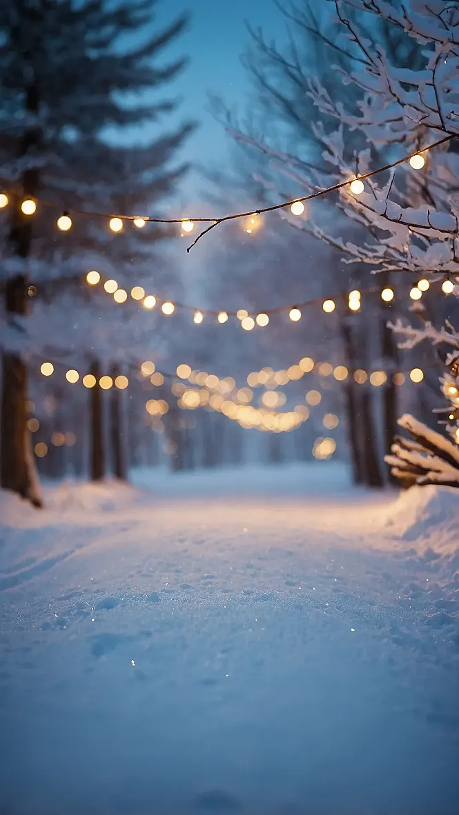 Snowflake Sparkle Screen