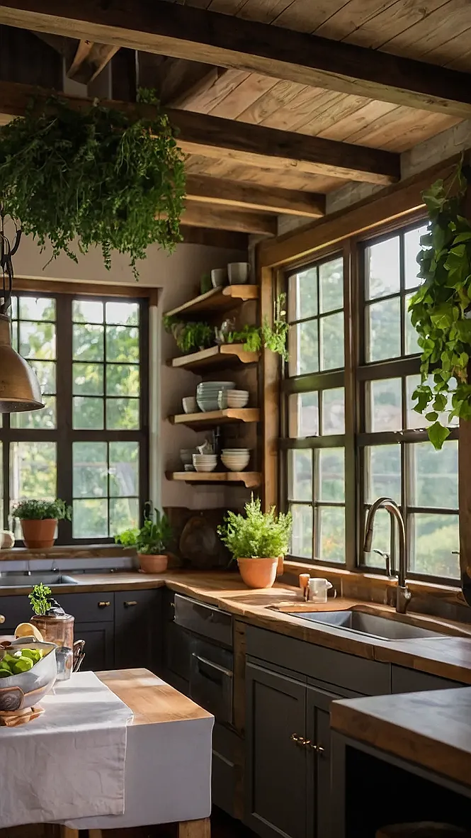 Rustic Retreat Kitchen