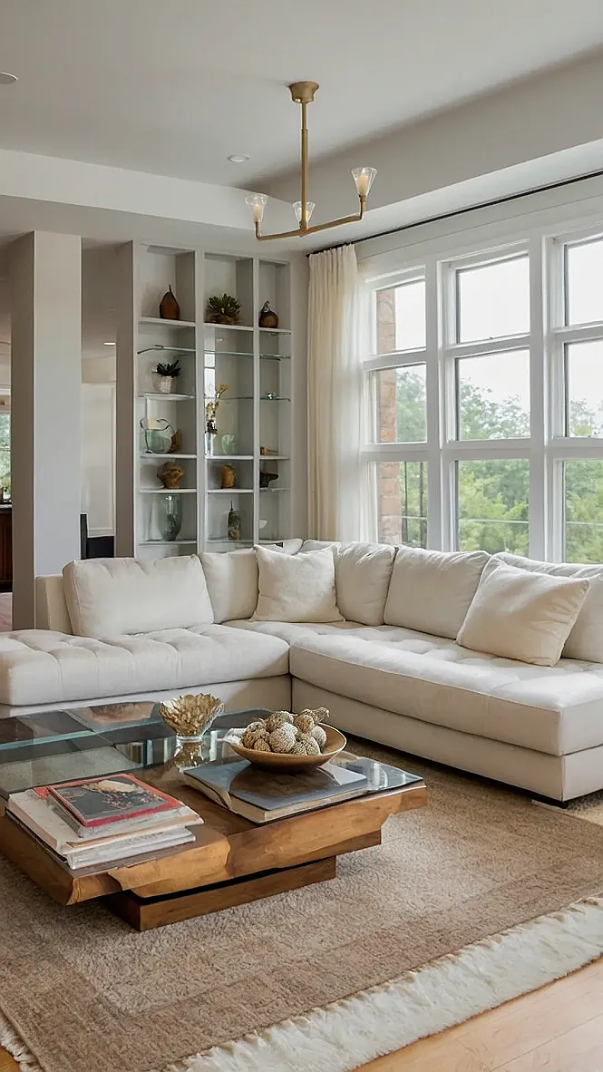 Forest-Inspired Living Room