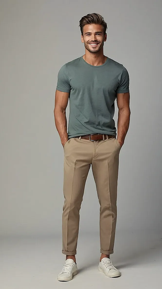 Tee & Khaki Triumph