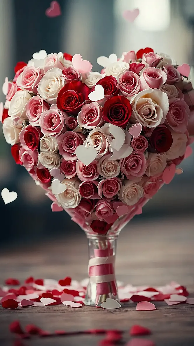 Valentine's Pixel Hearts