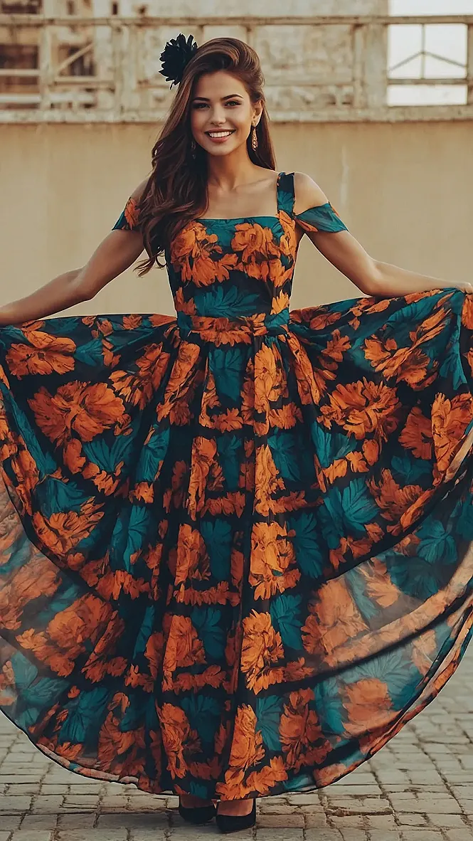 Strutting in Red Glam