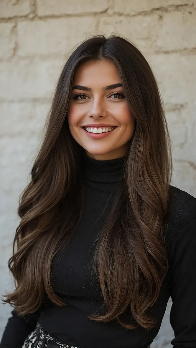 Effortless Brunette Edge
