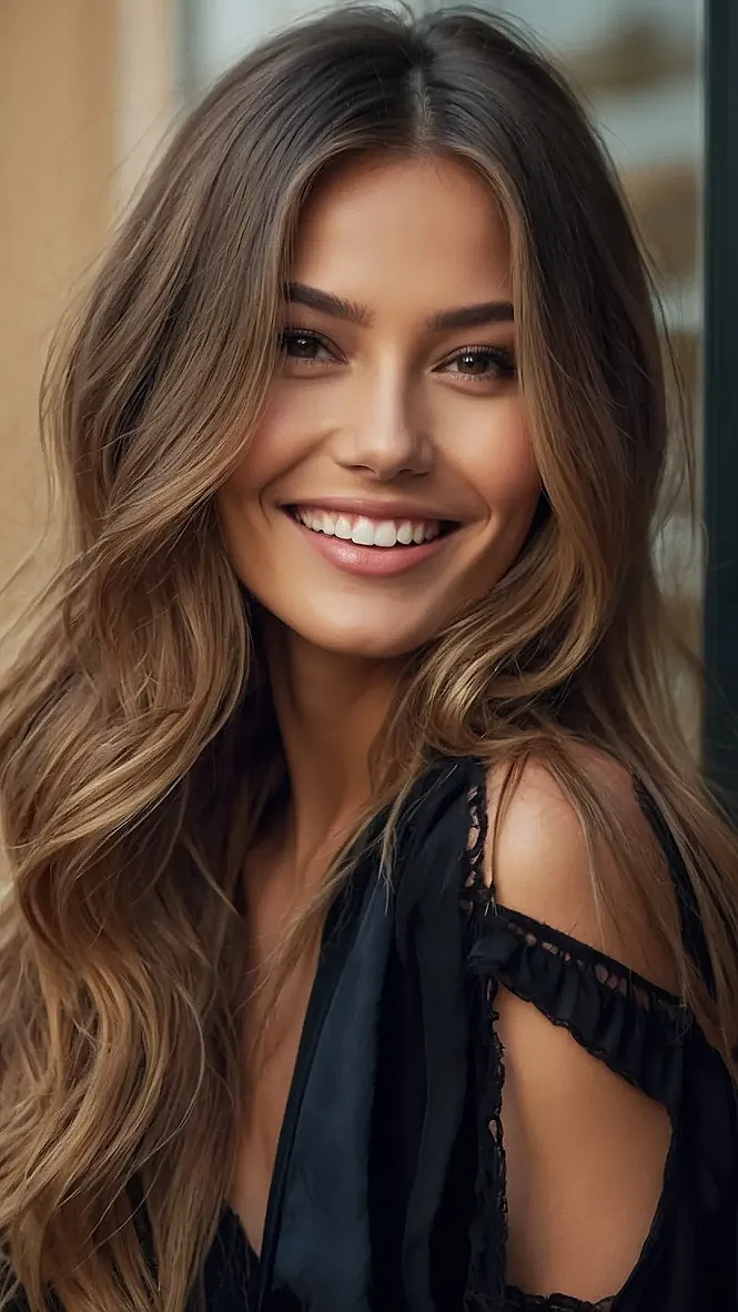 Shimmering Winter Hair