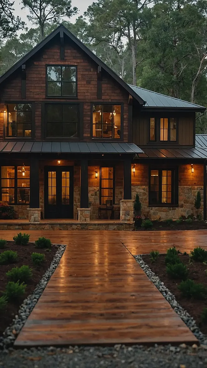 Rustic Mini-Mansions