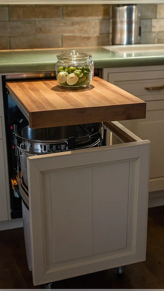 Kitchen Alchemy:  Where's the Trash Can?