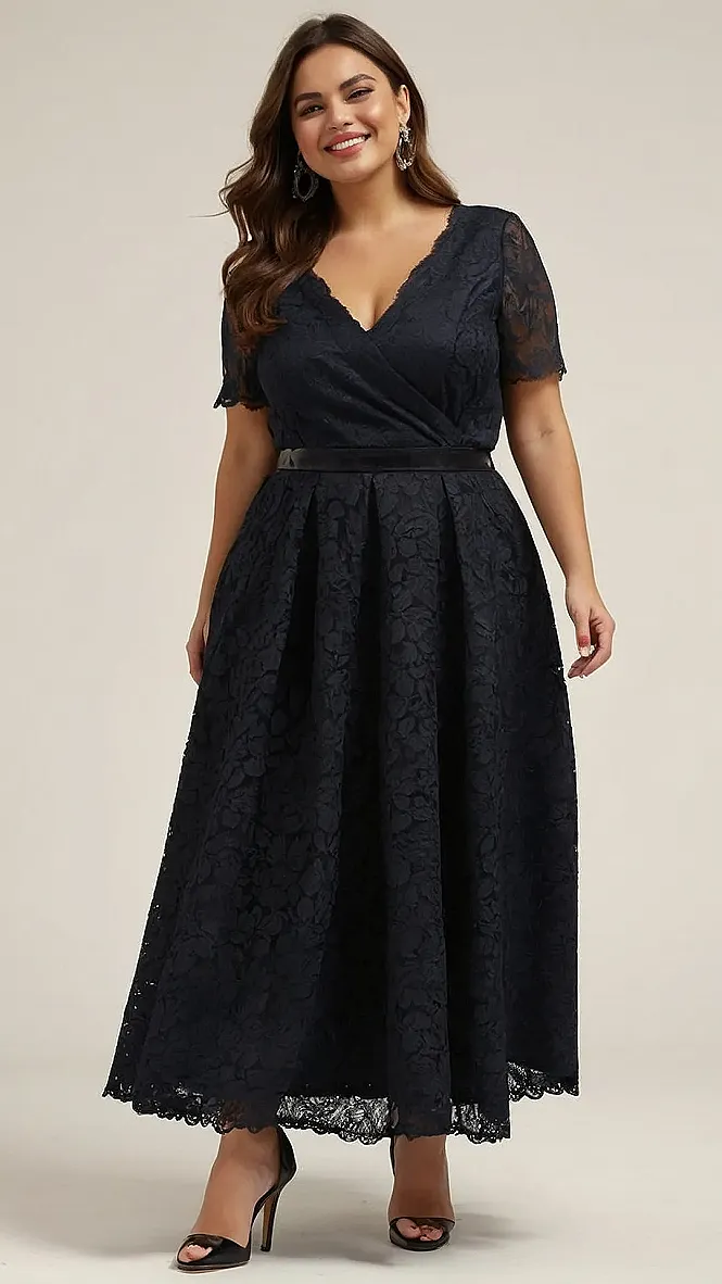 Lace-ing Up for the Win: Plus Size Fashion That's Got It Going On!