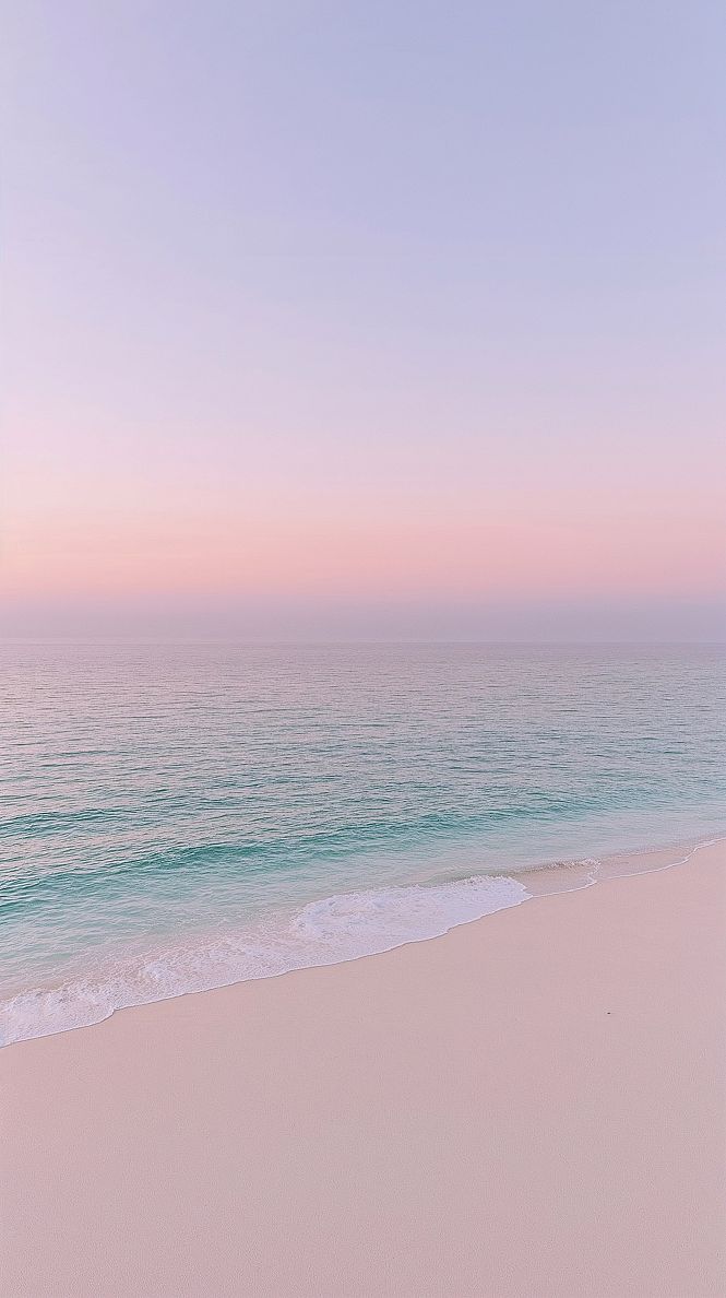 Dreamy Pastel Sunset: Serene Aesthetic Wallpaper for Android