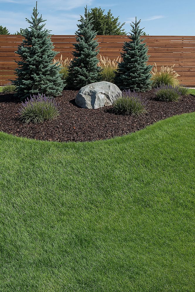 Evergreen Front Yard Landscaping: Elegant Privacy Solutions