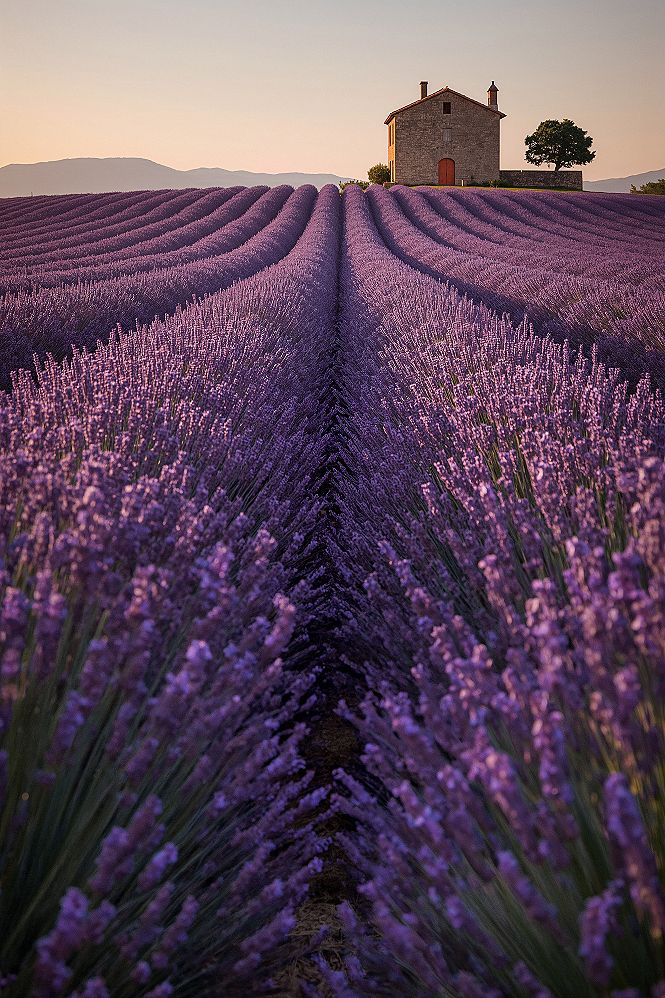 Enchanting Lavender Fields & Rustic Farmhouse Getaways