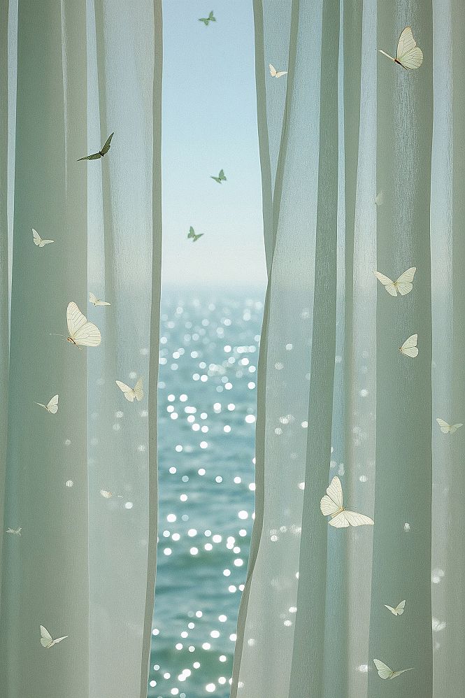 Dreamy Sea Butterfly Wallpapers: Ethereal Spring Nature for Your Phone