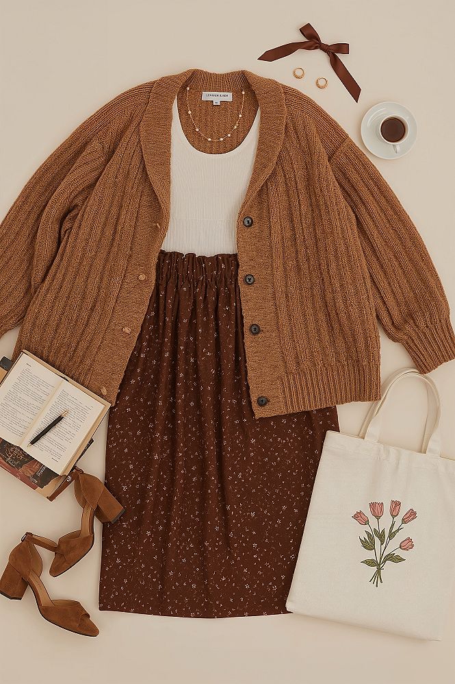 Cozy Chic: Effortless Fall Outfits with a Bookworm Twist