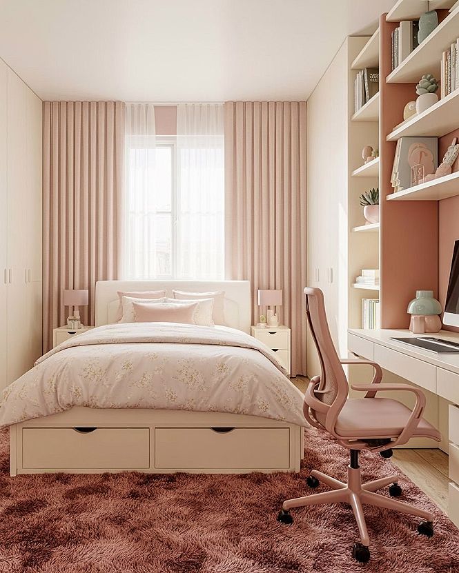 Chic Pink Bedroom Ideas for Small Indian Interiors