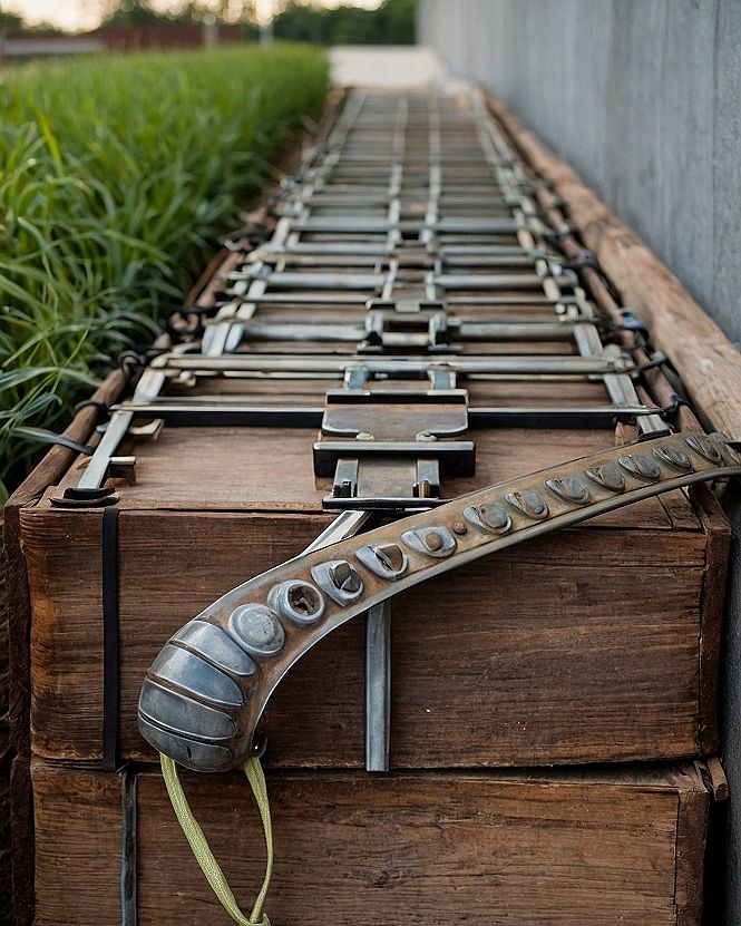 Using Steel Edging and River Rocks for Clean Garden Borders