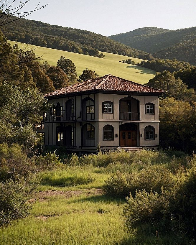 Using a Country Estate Exterior for Your Ceremony