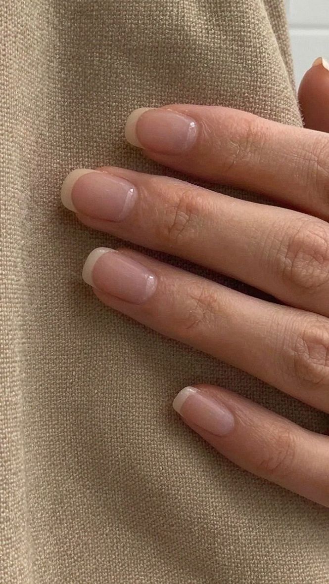 Why the Squoval French Nude Style Works So Well