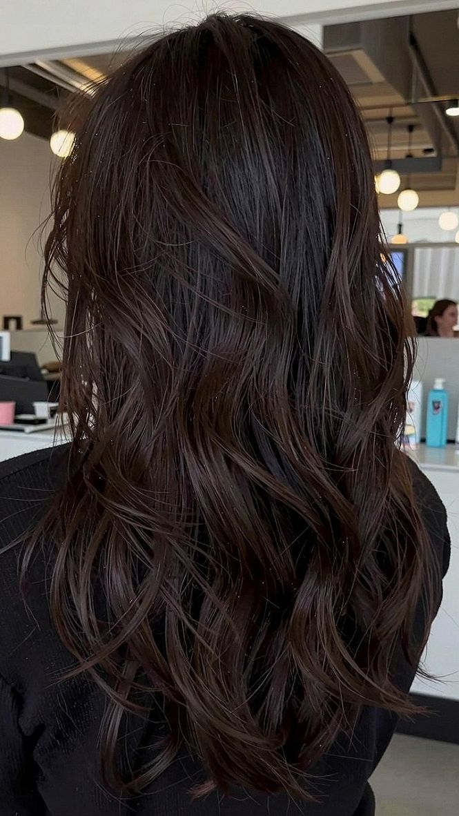 Adding Soft Movement to Long Dark Hair