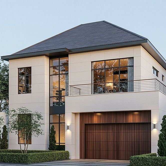 Modern House Models: Sleek 2-Story Exterior Design