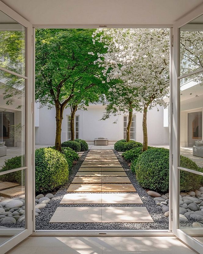 Asian Courtyard Dreams: Stunning Home Garden Design for a Serene Haven