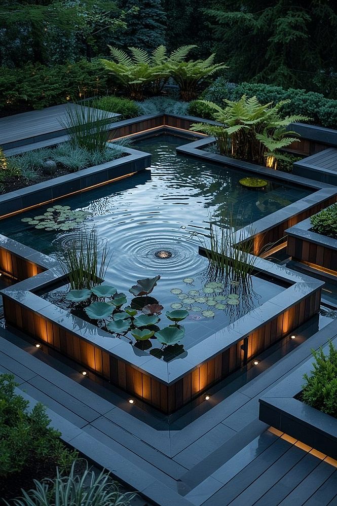 Zen Garden Oasis: Modern Raised Beds for Outdoor Living