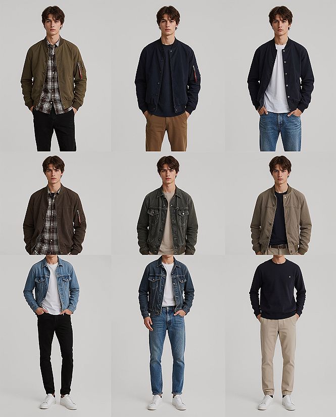 Mastering Men's Daily Outfits: Casual Core Style for Autumn 2024