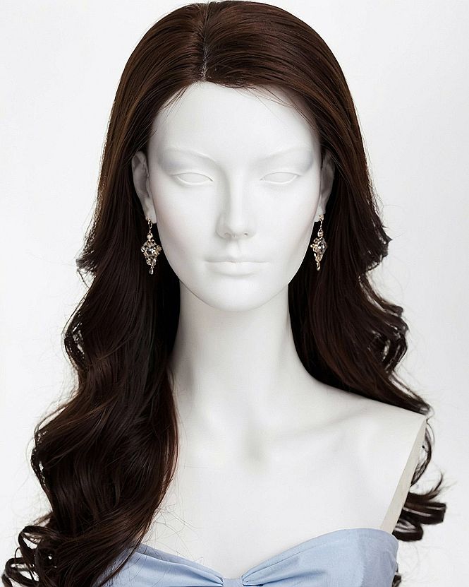 Loose Hollywood Waves With A Center Part