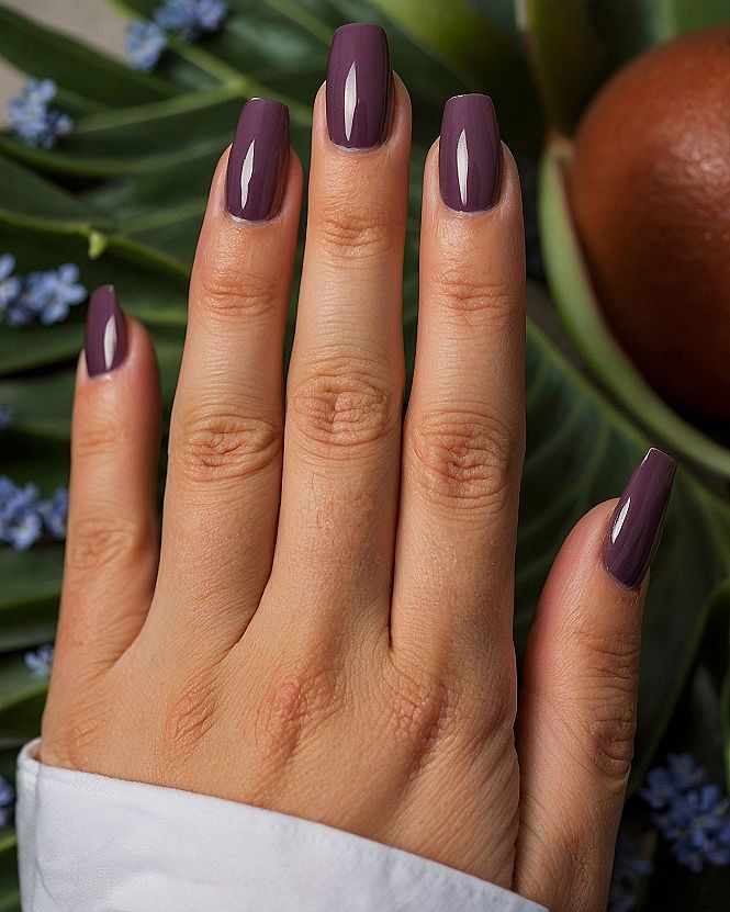 Choosing Muted Plum Polish For Minimalist Halloween Nails