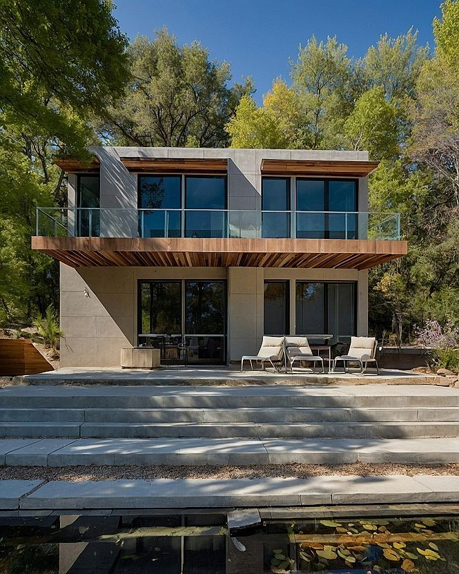 Selecting Modern Concrete and Wood Materials for Beach Houses