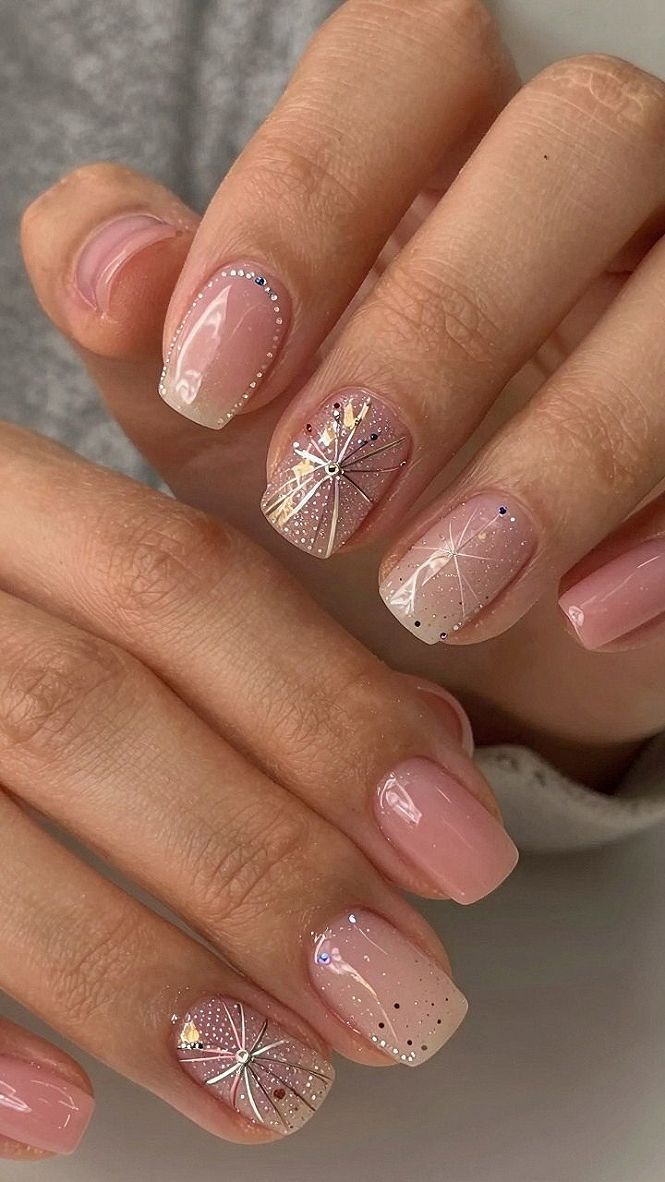 Choosing Starburst Nail Art for Pink Square Manicures