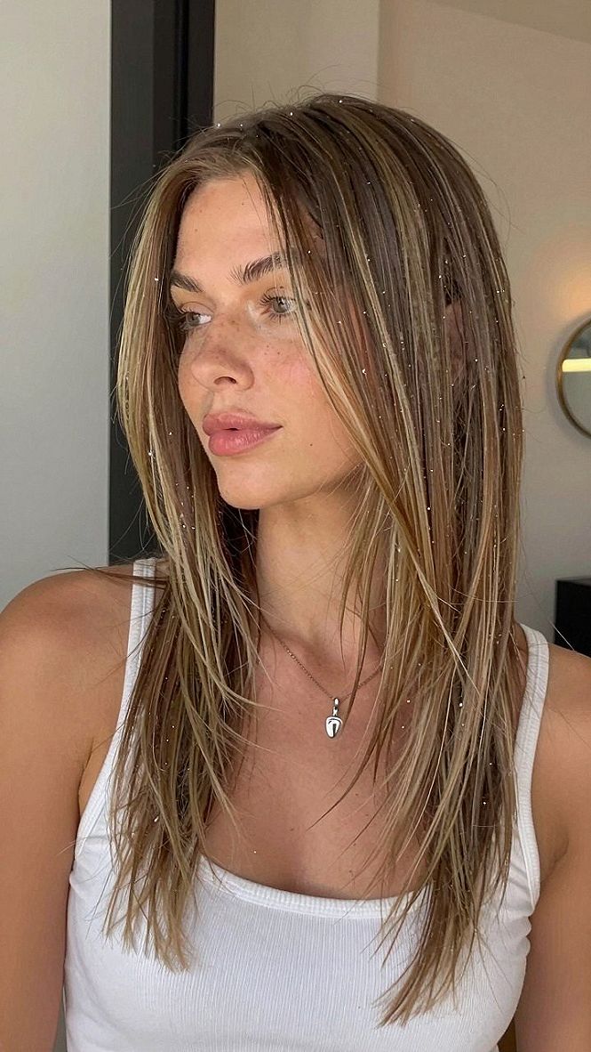 Choosing a Sleek Mid Length Haircut With Subtle Highlights