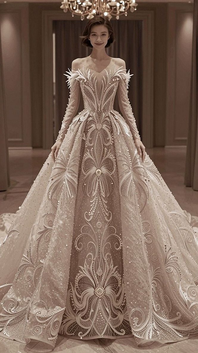Selecting Grand Ball Gowns With Heavy Beading