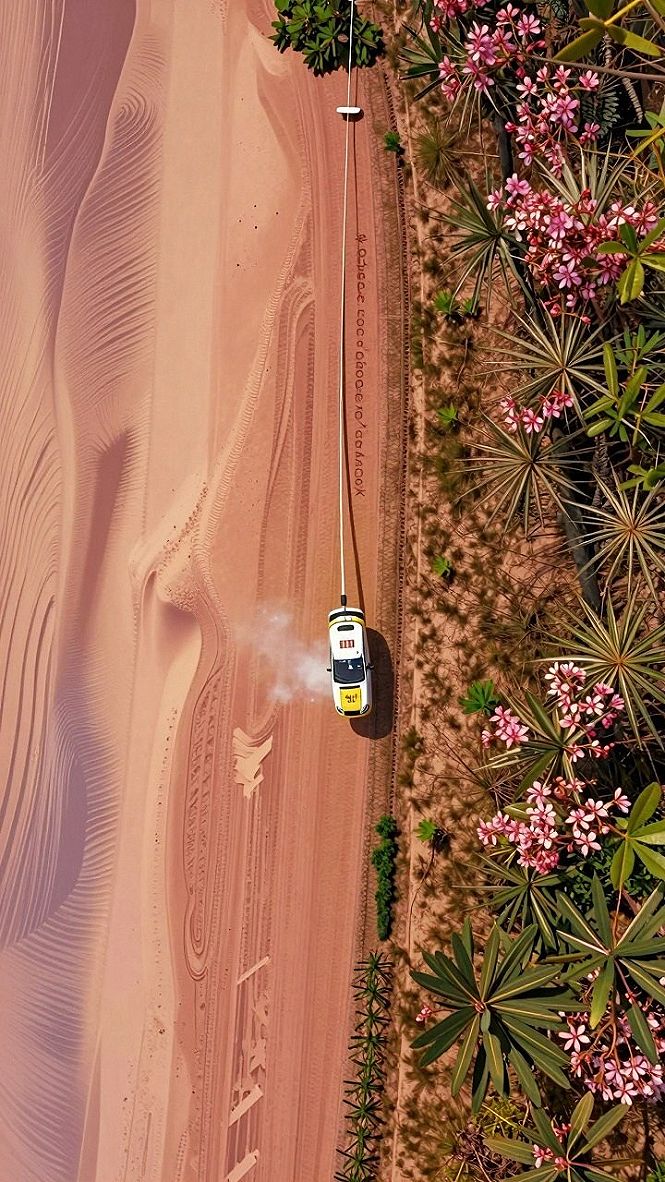 Choosing Between Desert Dunes And Floral Pink Wallpaper Themes