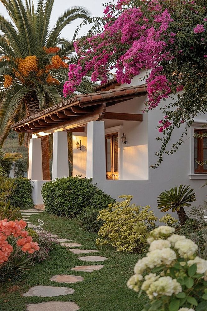 Mediterranean House Inspo: Dream Backyard Garden Retreat