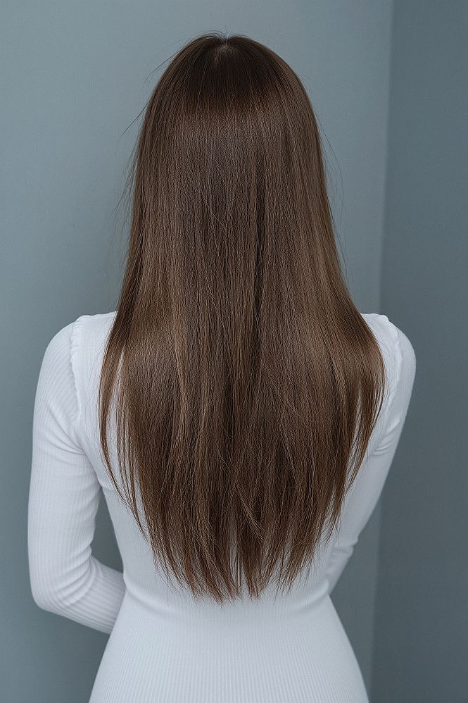 Sleek & Sophisticated Long Layered Haircuts for Medium Brown Hair