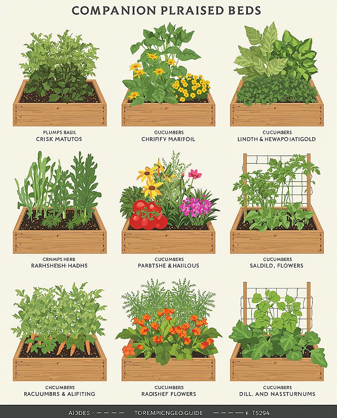 Raised Garden Bed Companion Planting: Beginner's Guide to Thriving Veggies