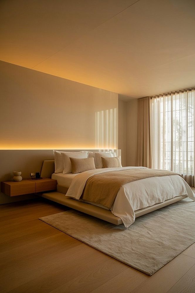 Luxury Minimalist Bedroom Master Bed Design