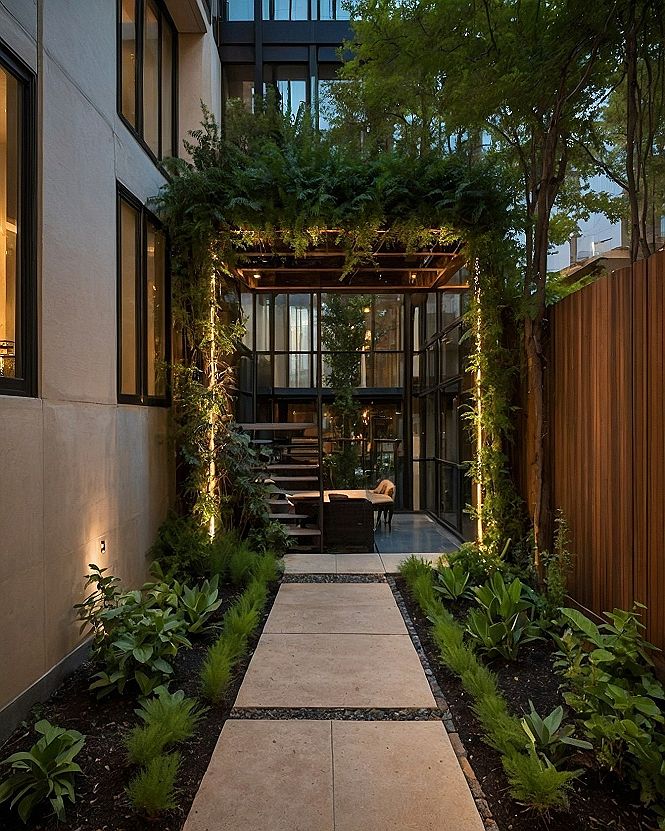 Adding an Arched Trellis and Stone Border to Your Front Entry