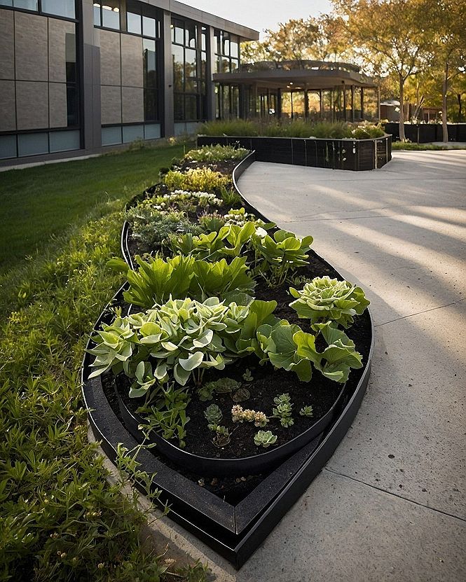 Using Metal Edging for Clean Garden Borders