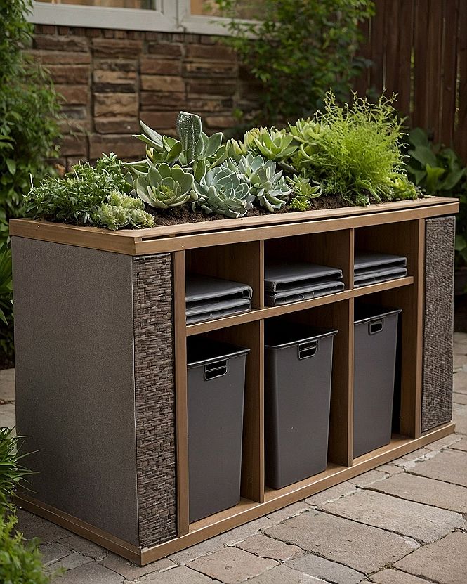 Creating a Raised Herb Planter with Built-In Storage