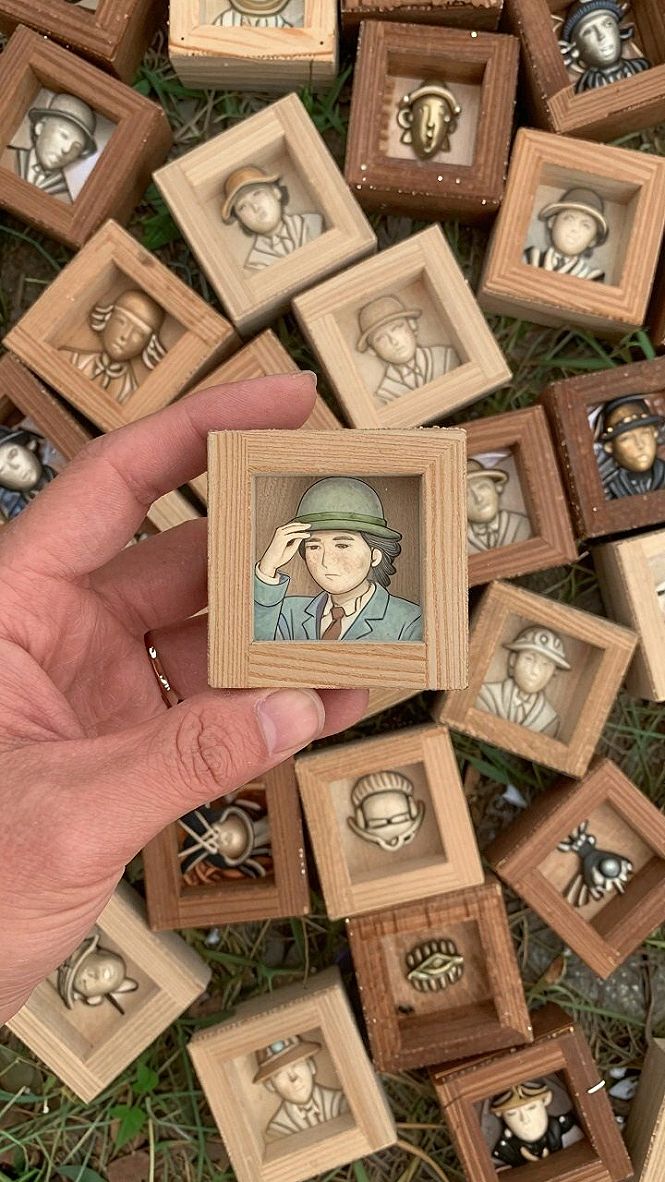 Preserving Dimensional Pressed Flower Miniatures in Wooden Shadow Boxes